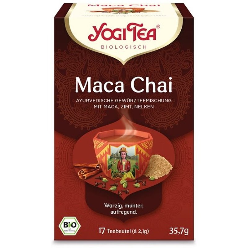 BIO Maca Chai Yogi Tea 17 x 2,1 g