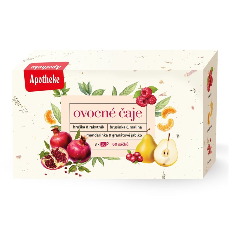 Apotheke kolekce Ovocných čajů 3x20x2g