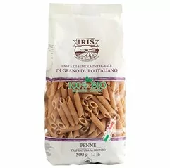 Bio penne celozrnné IRIS 500 g