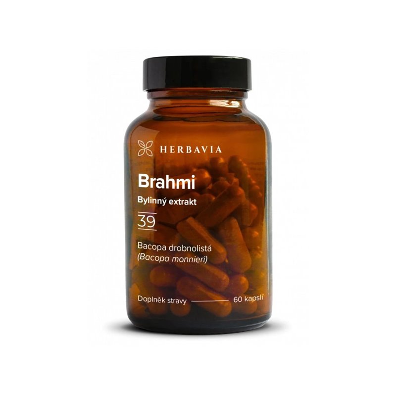 Brahmi extrakt 600 mg 60 kapslí