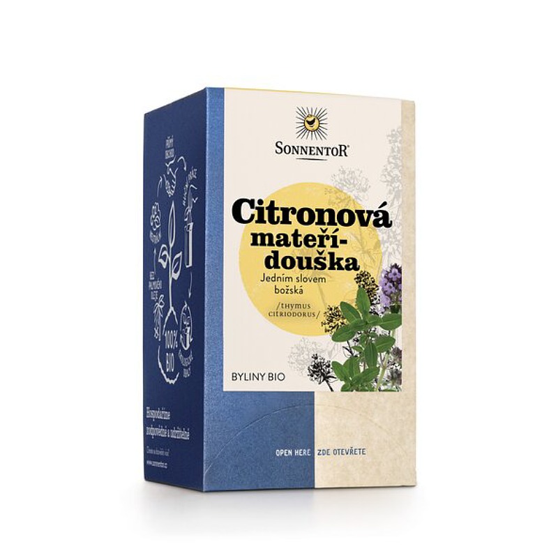 BIO Citrónová mateřídouška 18x1g