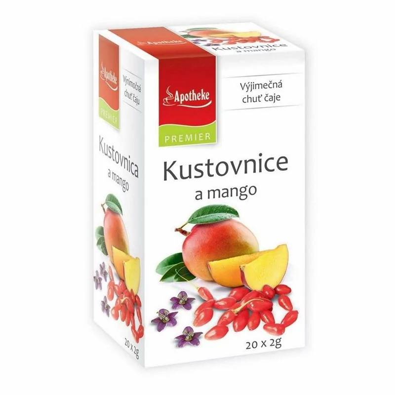 PREMIER Ovocný čaj Kustovnice a mango 20x2g