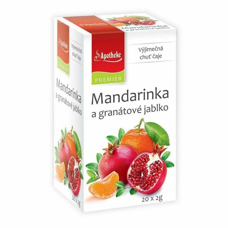 PREMIER Čaj Mandarinka a granátové jablko 20x2g