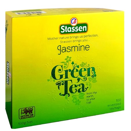 Zelený čaj - Stassen Jasmine Green Tea 100 x 1,5 g