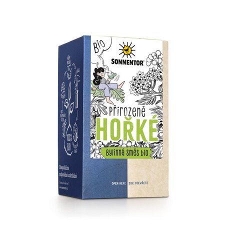 BIO Přirozeně hořké - bylinná směs 32,4 g / 18 sáčků