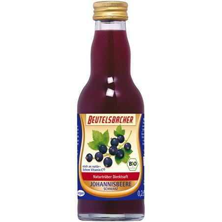 BIO 100% šťáva černý rybíz Beutelsbacher 0,2 l