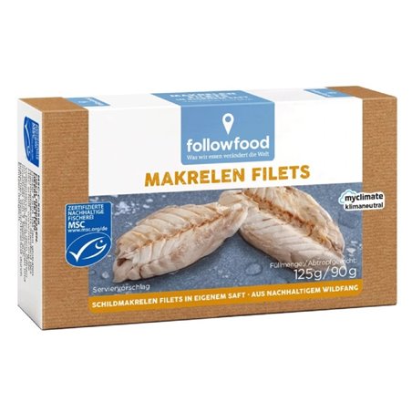 Filety makrely ve vlastní šťávě 125 g