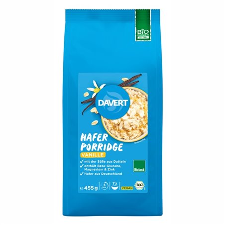 BIO Ovesná kaše vanilková 455 g