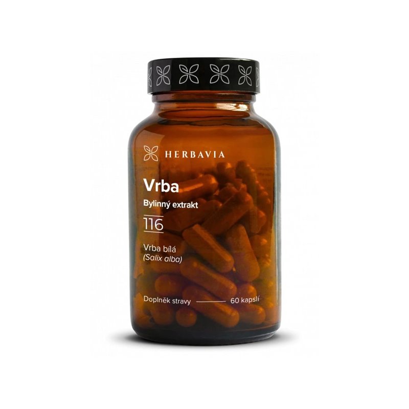 Vrba bílá 500 mg 60 kapslí Vrba bílá 500 mg 60 kapslí