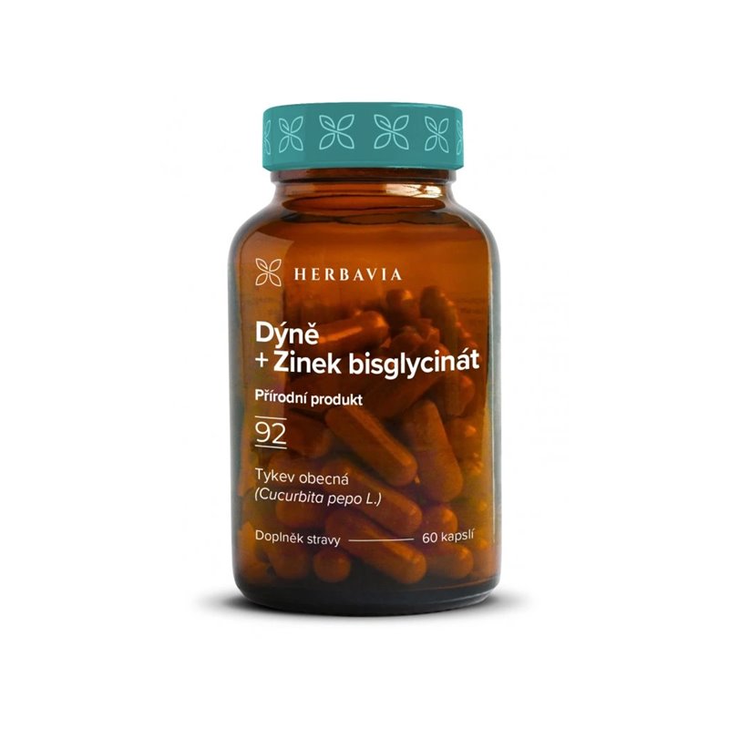 Dýně + Zinek bisglycinát 60 kapslí Dýně + Zinek bisglycinát 60 kapslí