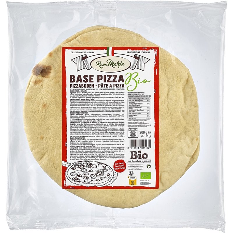 Bio Pizza základ 2x 150 g Bio Pizza základ 2x 150 g