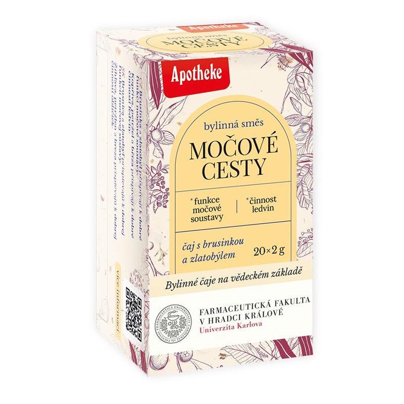 Farmaceutická fakulta čaj Močové cesty 20 x 2 g