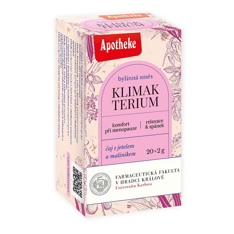 Farmaceutická fakulta čaj Klimakterium 20 x 2 g Farmaceutická fakulta čaj Klimakterium 20 x 2 g