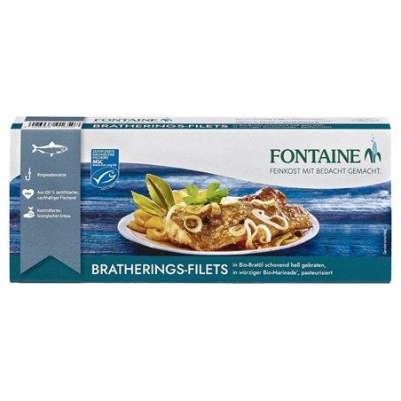 Smažené sledí filety v BIO marinádě 325 g