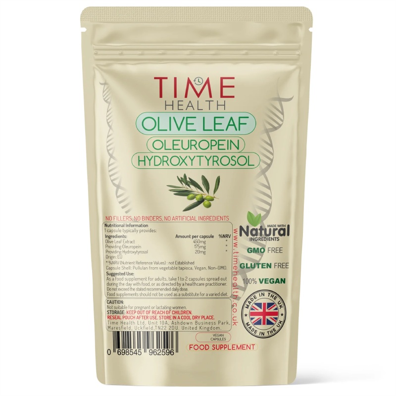 Olive Leaf Extract - Oleuropein & Hydroxytyrosol 120 kapslí