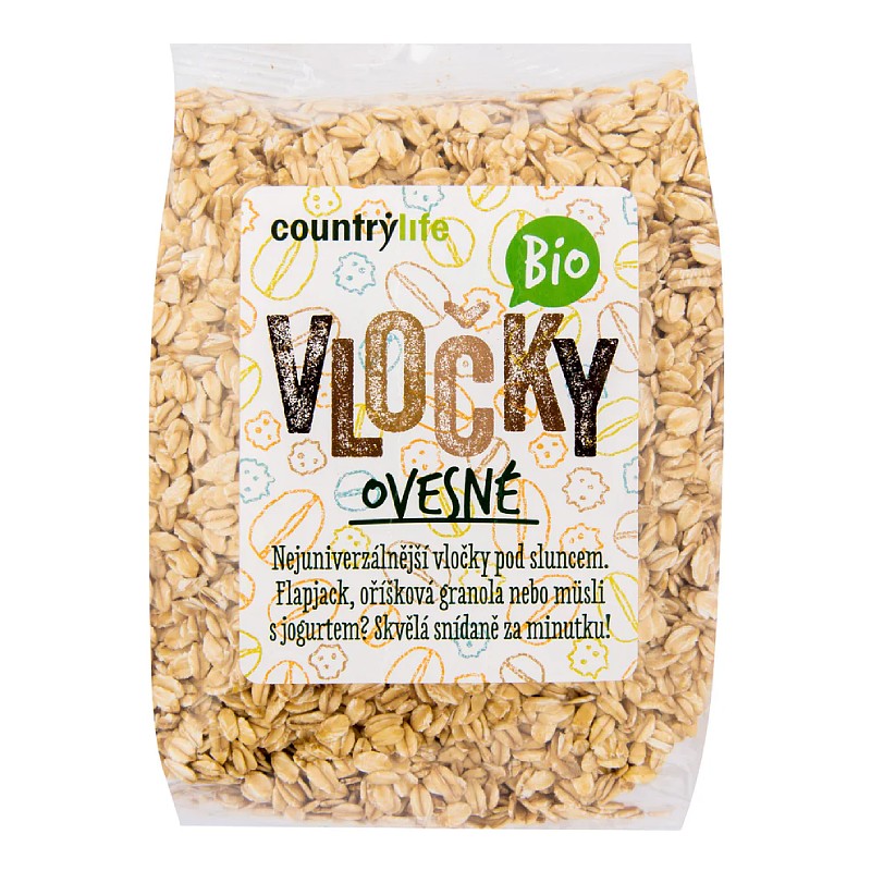 BIO Vločky ovesné 500 g