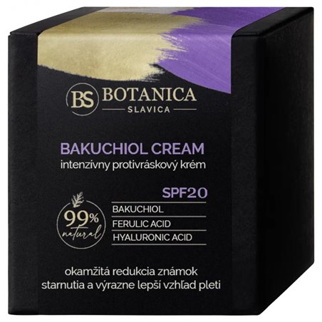 BAKUCHIOL CREAM SPF 20 - intenzivní posilující krém proti vráskám bakuchiol & kyselina ferulová 50 ml