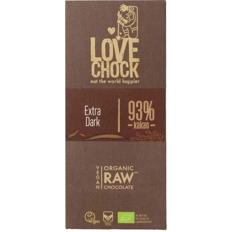 BIO Raw čokoláda extra hořká 93% 70 g