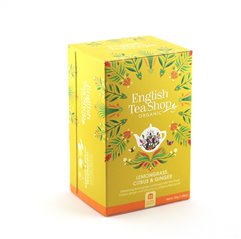BIO Bylinný čaj - Citronová tráva se zázvorem a citrusy 20 sáčků