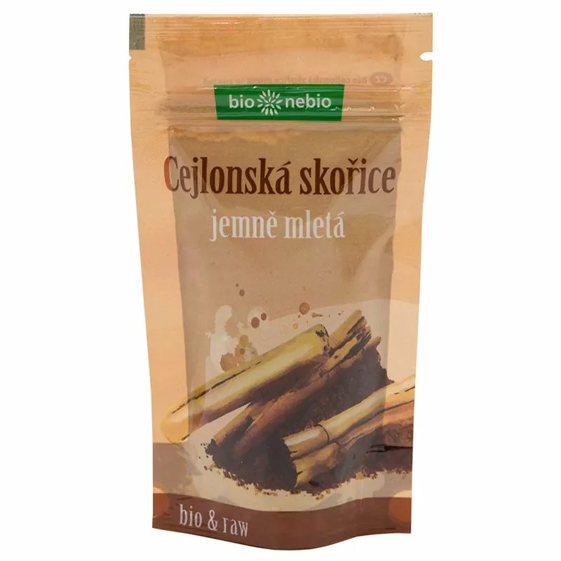 Cejlonská skořice mletá bio*nebio 50 g - Minimální trvanlivost do 15.09.2025