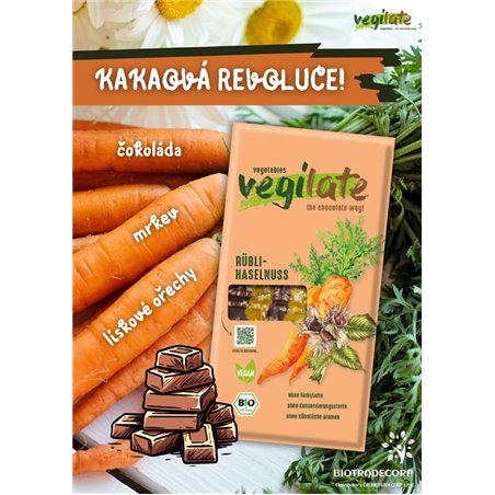 BIO Lískooříšková pochoutka s mrkví 85 g