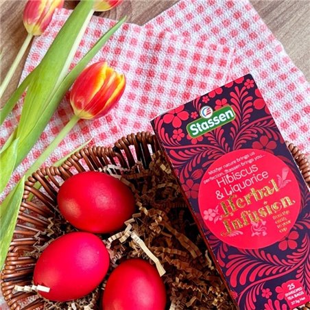 Stassen Hibiscus & Liquorice bylinný čaj 25 x 1,5 g
