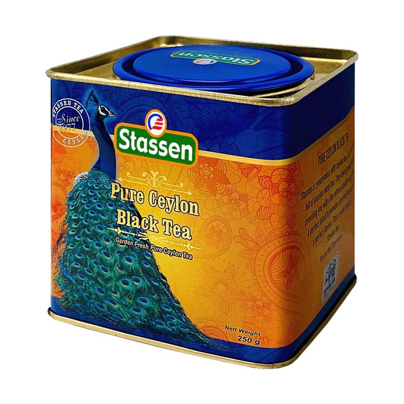Černý čaj - Stassen Peacock Black Tea plech 250 g