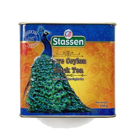 Černý čaj - Stassen Peacock Black Tea plech 250 g