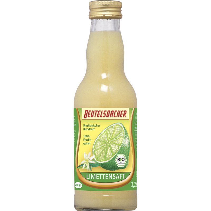 Bio limetková šťáva 100% Beutelsbacher 0,2 l Bio limetková šťáva 100% Beutelsbacher 0,2 l