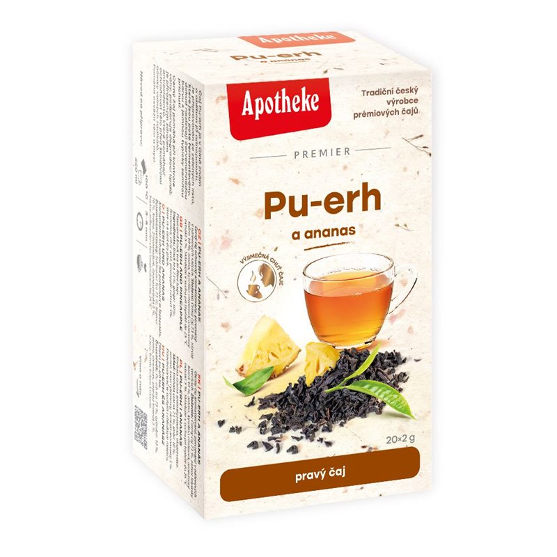 Apotheke čaj Pu-erh a ananas 20x2g Apotheke čaj Pu-erh a ananas 20x2g
