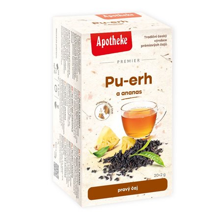 Apotheke čaj Pu-erh a ananas 20x2g