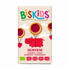BIO koláčky s jahodovým džemem bez přidaného cukru 100 g