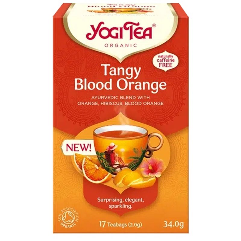 Bio Tangy Blood Orange Yogi tea 17 x 2 g