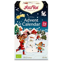 Bio čaj vánoční adventní kalendář malý Yogi Tea 45,6 g