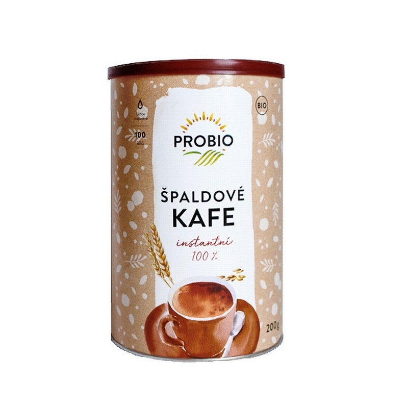 BIO Kafe špaldové 100% instantní PROBIO 200 g BIO Kafe špaldové 100% instantní PROBIO 200 g