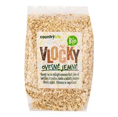 BIO Vločky ovesné jemné 500 g