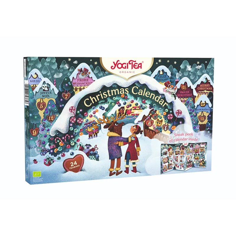 Bio Vánoční adventní kalendář velký Yogi Tea 45,7 g Bio Vánoční adventní kalendář velký Yogi Tea 45,7 g