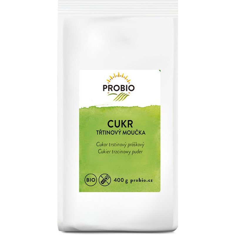 BIO Cukr třtinový moučkový 400 g  BIO Cukr třtinový moučkový 400 g