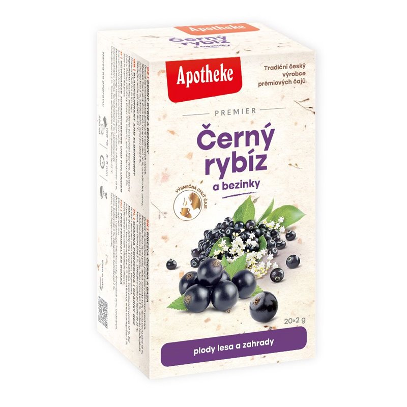 Čaj Černý rybíz a Bezinky PREMIER 20 x 2 g Čaj Černý rybíz a Bezinky PREMIER 20 x 2 g