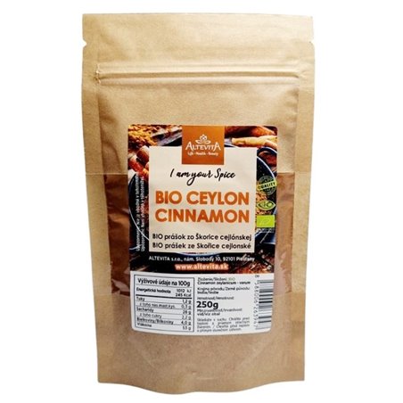BIO Cejlonská skořice mletá 250 g