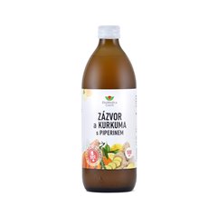 Zázvor, kurkuma, piperin 500 ml