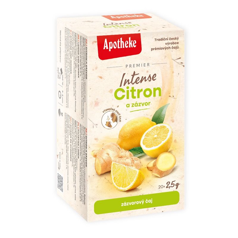 Premier Intense čaj citron a zázvor 20x2,5g