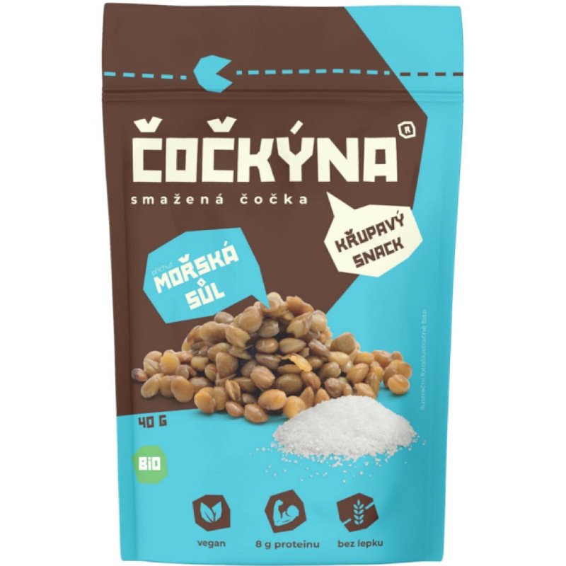 BIO Křupavá čočka Mořská sůl 40 g