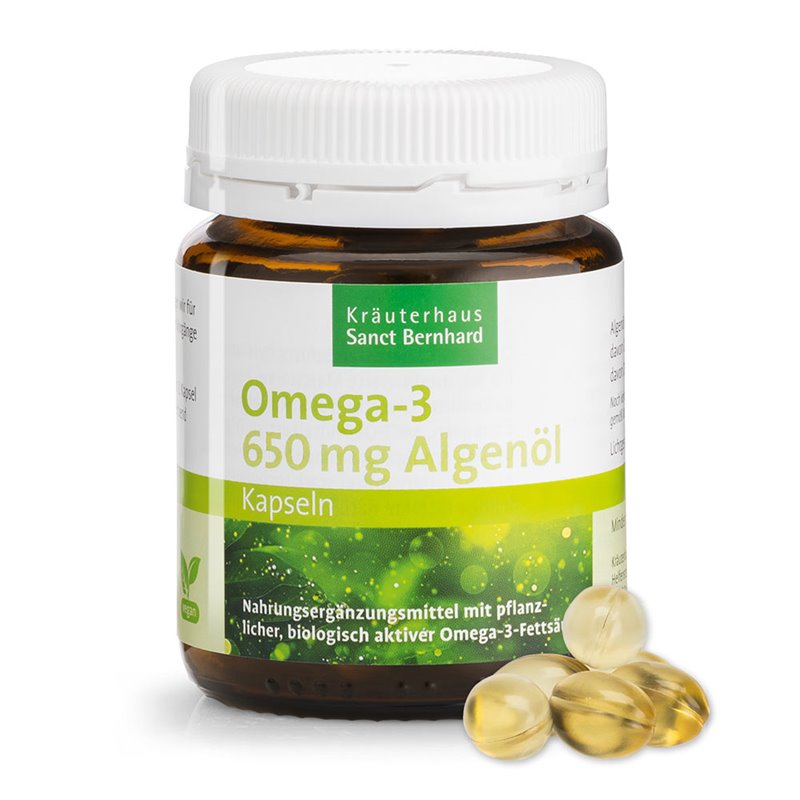 Omega-3 Olej z mořských řas 60 kapslí Omega-3 Olej z mořských řas 60 kapslí