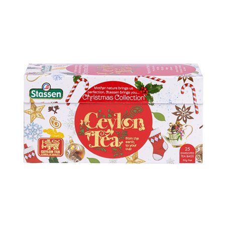 Černý čaj - Stassen Christmas Collection 25 x 2 g