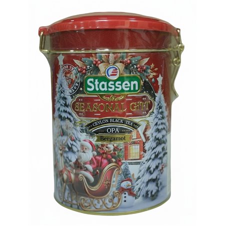 Černý čaj - Stassen Seasonal Gift Bergamot Black Tea plech 300 g