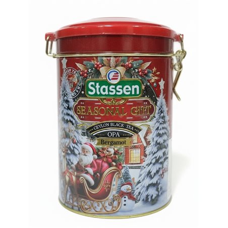 Černý čaj - Stassen Seasonal Gift Bergamot Black Tea plech 300 g