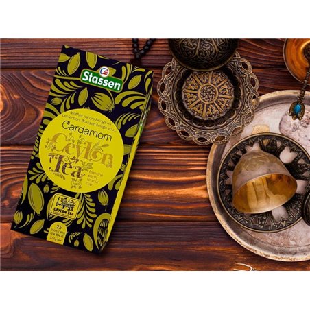 Černý čaj - Stassen Cardamom Black Tea 25 x 1,5 g