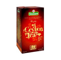 Černý čaj - Stassen Pure Ceylon Tea 25 x 2 g