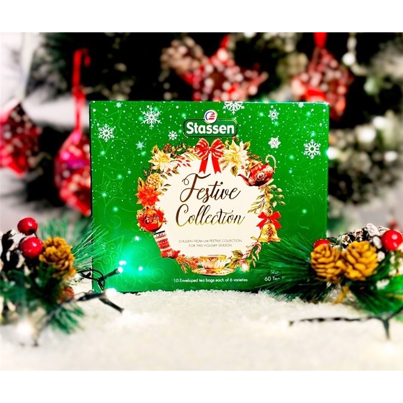 Zelený čaj - Stassen Festive Collection 60 sáčků Zelený čaj - Stassen Festive Collection 60 sáčků